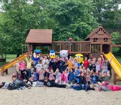 Druháčci v lanovém centru Hájenka