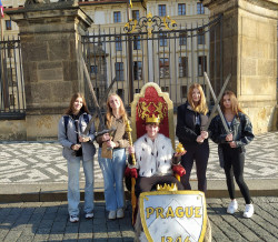 Žáci 9.B v Praze