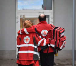 Taktické cvičení PČR a Červeného kříže