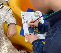 Žáci 3. C v knihovně